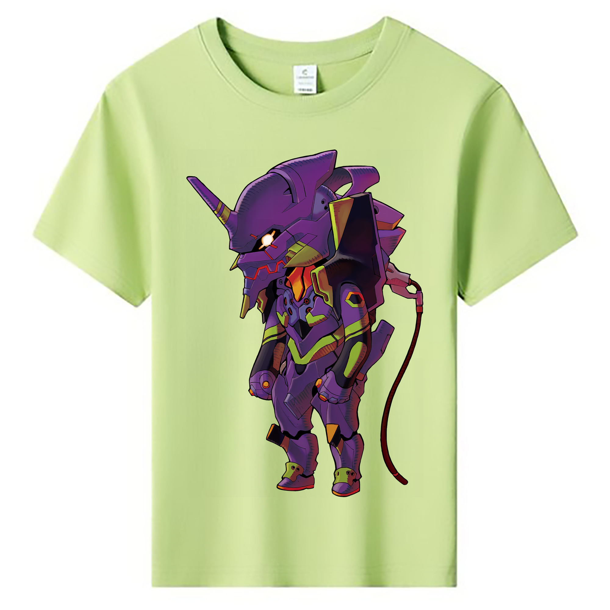 （画像用） EVA 新世紀エヴァンゲリオン 綿100％キッズTシャツ（フロントプリント）